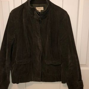 Army Green corduroy jacket.